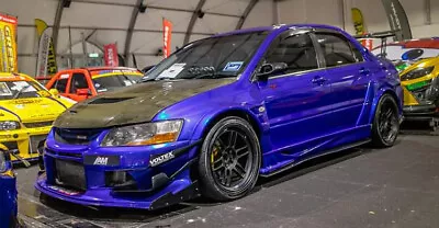 Fit For Mitsubishi Evo7 Evo8 Evo9 Ct9a Voltex Cyberevo Timeattack Style Bodykit • $1287.19