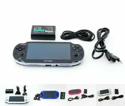 Sony PS Vita PCH-1000 1100 Wi-Fi OLED Console Various Color W/Charger Excellent • $139.99