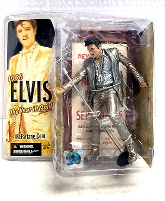 1956 ELVIS The Year In Gold Action Figure 4th Edition NEW On Card McFarlane 2005 • $34.99