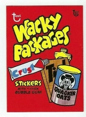 2018 Topps 80th ANNIVERSARY Wacky Packages 1973 1st Series WRAPPER ART CARD #112 • $6.99