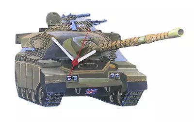 £11.95 • Buy World War II Tank Clock - Tank Clocks WW2 Tanks Tank GiftTS34C
