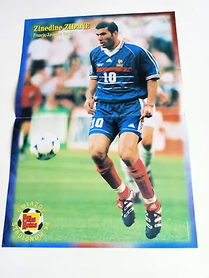 Zinedine Zidane / Gabriel Batistuta 164  X 115  1998 Double Sided Poster Juve • $6