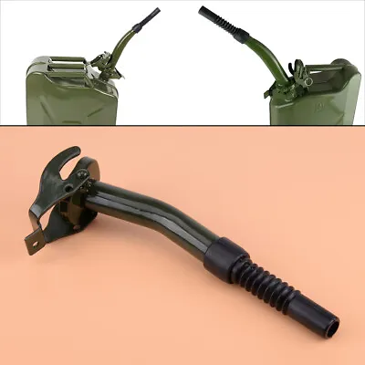 $19.71 • Buy Metal Jerry Can Gas Canister Rubber Nozzle Spout For Standard 20L Jerry Cans Top
