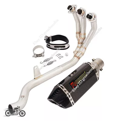 Exhaust Front Pipe Mufflers For Triumph Trident 660 2021-2023 Tiger 660 Sport • $270.48