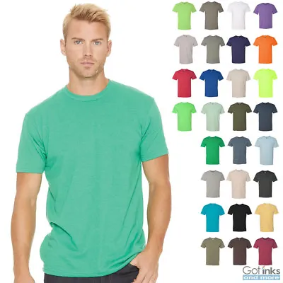 Next Level Premium Fitted CVC Crew T-Shirt Soft Tee Athletic Fit Unisex 6210 • $12.63