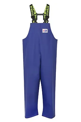 £74.99 • Buy Stormtex 669B 550gsm PVC Oilskin Waterproof Workwear Fishing Bib And Brace -Blue