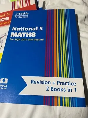 Ken Nisbet National 5 Maths (Paperback) Leckie Complete Revision & Practice • £8.50