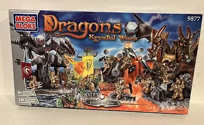 New~Mega Bloks Dragons Krystal Wars~Island Of Fire #9877 • $99