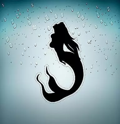 Sticker Wall Decal Mermaid Wall Bedroom Room Kids Princess R2 • $3.80