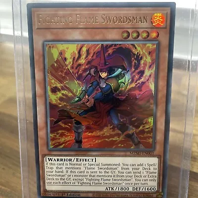 Fighting Flame Swordsman MZMI-EN001 Ultra Rare 1st Edition YuGiOh TCG Card • $15