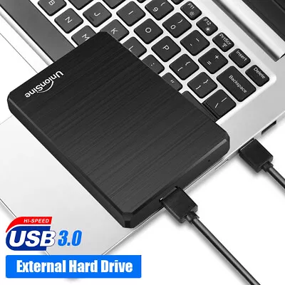 250GB External Hard Drive USB3.0 Portable HDD For Store Files Videos Music Photo • £14.99