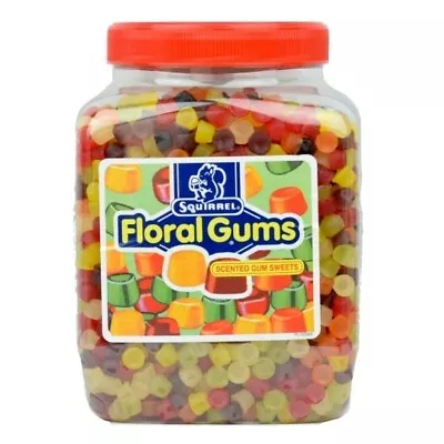 £20.68 • Buy Squirrel Floral Gums Scented Retro Sweets Pick N Mix Bulk Party Kids Tub Gift
