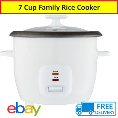 $17.56 • Buy Rice Cooker Electric Vegetable Rice Steamer 7 Cup Non-stick Bowl Portable Mini