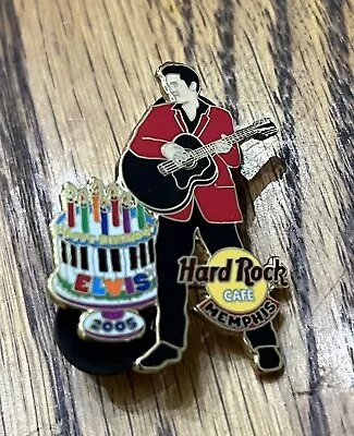 Hard Rock Cafe Pin Memphis Elvis Presley 70th Birthday 2005 • $10