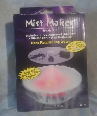 Seasons Mist Maker For Halloween Or Party Celebration Use W Water Makes Fog • $11