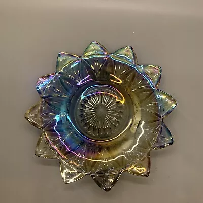 Vintage Federal Glass Petal Dish. Carnival Glass • $3