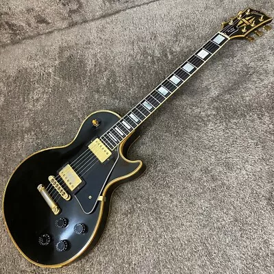 Gibson Les Paul Custom Ebony Black Gold Hardware USA 1991 Solid Electric Guitar • $4088