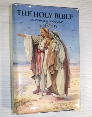 The Holy Bible Illustrated In Colour By E S Hardy Hardback Book Collins • £5.99