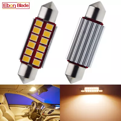 6 Volt 6V 38-39MM FESTOON LED BULB 12 SMD CLASSIC CAR MOTORBIKE SCOOTER GLB253 • $4.66