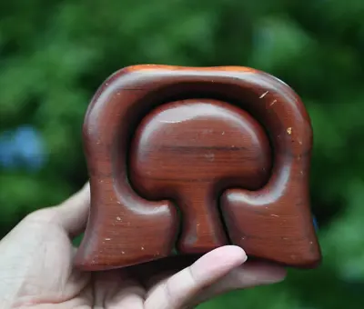 Vintage 70’s Holder California  Handcrafted Redwood 5 X 4 In. Wide X 3 Deep  • $39