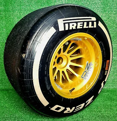 Lotus Renault Kimi / Grosjean F1 Racing Wheel And Race Used Slick Tyre. • £918.89