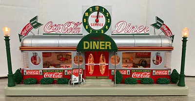 Danbury Mint Vintage Collectible Coca-Cola Light Up Diner Clock • $419.99