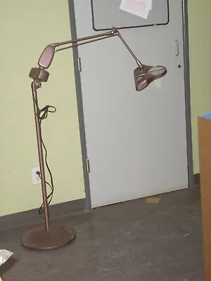 Vintage Dazor Articulating Floor Lamp Magnifying Drafting M-210A Floating Light • $95