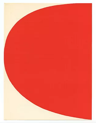 Ellsworth Kelly Lithograph Printed In 1962 C • $299.99