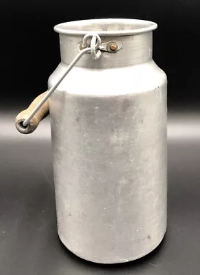 Vintage Aluminum Milk Can 9.25” Tall 4.75” Wide READ • $22.48