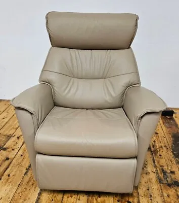 G Plan Malmo Leather Electric Recliner Rocker With Built In Footrest RRP £2776 • £999.99