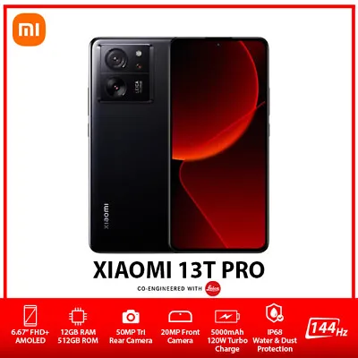 (Unlocked)Xiaomi 13T Pro 5G Dual SIM AU Android Mobile Phone – Black/12GB+512GB • $1128.99