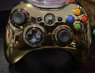 Chrome Gold Limited Edition C3PO Xbox 360 Controller - For Parts Only • $20