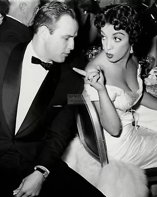 Candid Of Marlon Brando With Mexican Actress Katy Jurado - 8x10 Photo (cc-084) • $8.87