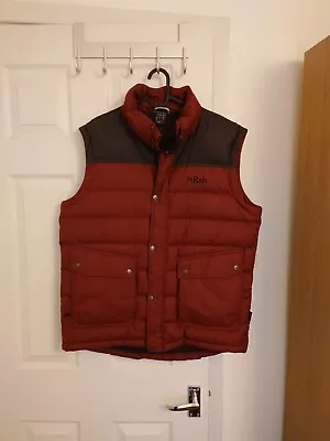 Rab Sanctuary Down Mountain Body Warmer Vest Equipment Hardwear Size Large  • £19.99