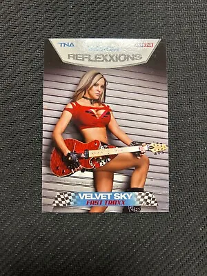 2012 TRISTAR TNA Impact Wrestling Reflexxions Velvet Sky #75 • $4