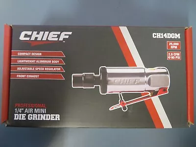 Chief Professional Compact Design 1/4  Air Mini Die Grinder - Item #CH14DGM • $44.95