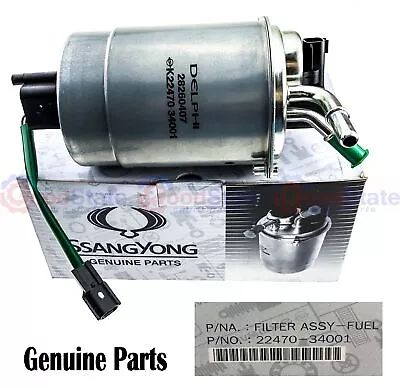 $185.25 • Buy GENUINE Ssangyong Actyon Sports UTE Q150 2.0L Turbo Diesel 2012-2017 Fuel Filter
