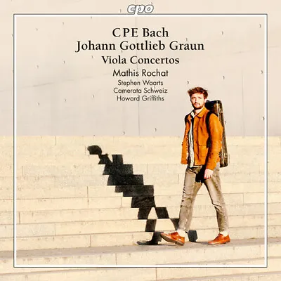 Carl Philipp Emanuel Bach : C.P.E. Bach/Johann Gottlieb Graun: Viola Concertos • £14.93