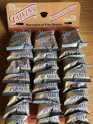 Galvins Salted Peanuts 24 X 50g Pub Card • £15.99