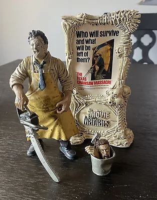 McFarlane Movie Maniacs Series1 Texas Chainsaw Massacre Leatherface ‘98 Complete • $50