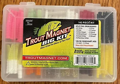 Leland’s Lures Trout Magnet Big Kit - 142 Pieces - Made In Usa- New In Box • $10