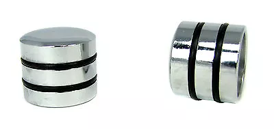 2pc. Chrome Dome Knobs With Speed Rings For Guitar Volume Pots & More!  • $5.99