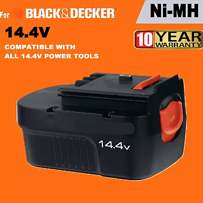 14.4V 4.8AH For BLACK+DECKER Battery HPB14 FIRESTORM FSB14 499936-34 A14 Slide • $22.98