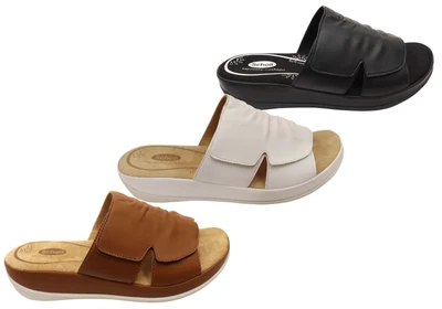 £43.20 • Buy Scholl Orthaheel Cora Womens Comfortable Memory Foam Slide Sandals