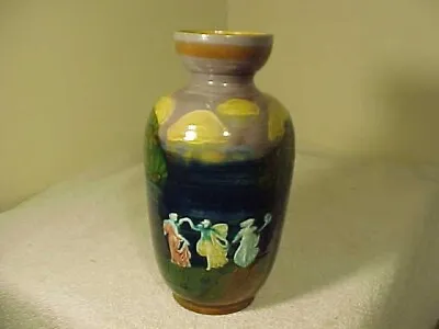 Rare Antique Wardle Art Pottery Vase  ( Three Graces)   By Bucklin  Circa 1910 • £172.59
