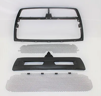 For 2008-15 Lancer Evolution Front Bumper Mesh Grille Black Surround Strip 4pc • $168.26