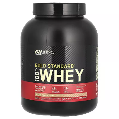 Gold Standard 100% Whey Mocha Cappuccino 5 Lb (2.27 Kg) • $89.63