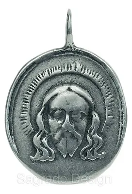 VERONICA'S VEIL / MADONNA AND CHILD Medal Silver Cast From 16th C. Original  • $24
