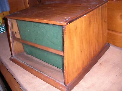 Vintage Wood And Glass Store KNIFE Display Case • $275