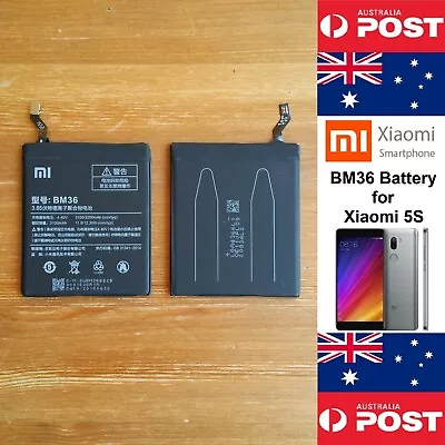 GENUINE Xiaomi Mi 5s  Battery  BM36  3200mAh Good Quality - Local Seller  • $18